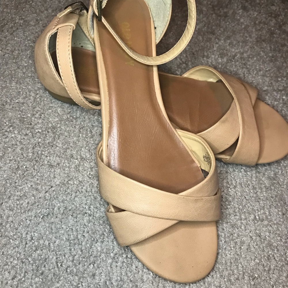 Faux Leather Sandals